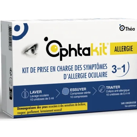 LABORATOIRES-THEA Ophtakit Allergie Kit Symptômes Allergie Oculaire, 1 Unité