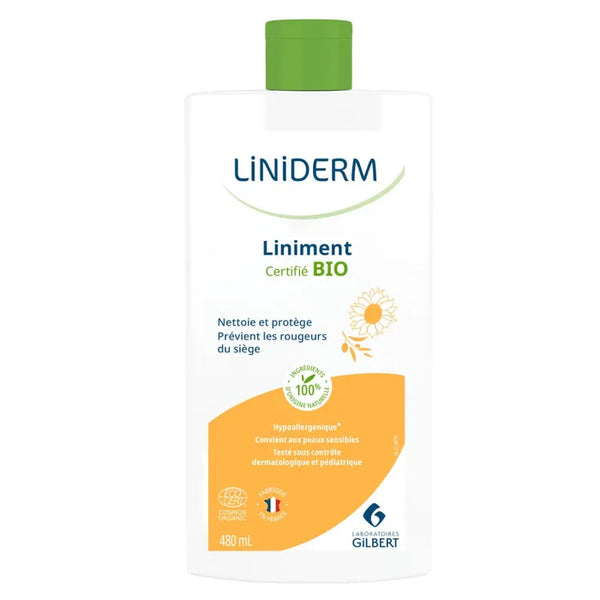 LINIDERM Liniment Bio - Huile de Tournesol et Olive, 480ml