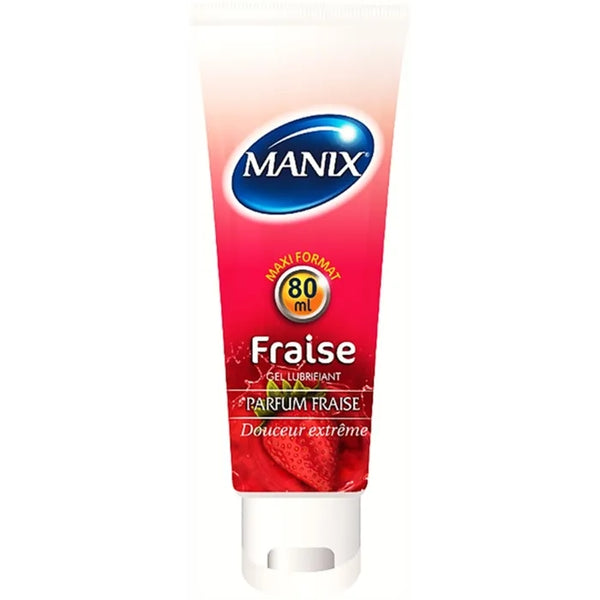 MANIX FRAISE - Gel Lubrifiant Intime Douceur Extrême, 80ml