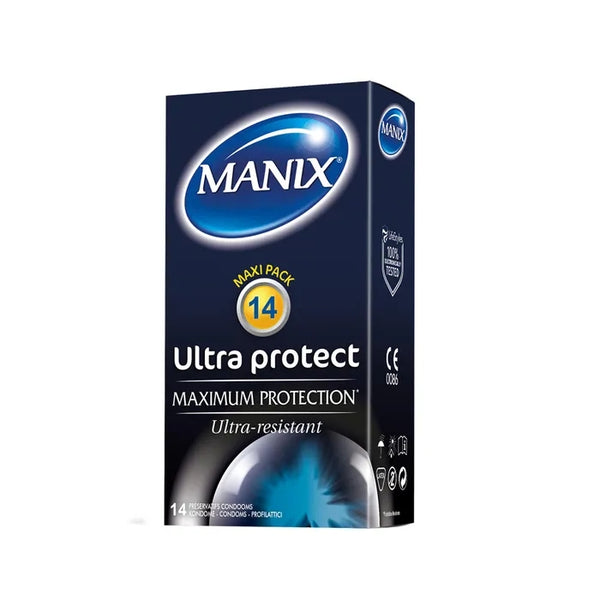 MANIX ULTRA PROTECT- Préservatifs Protection Maximum, 14 Unités