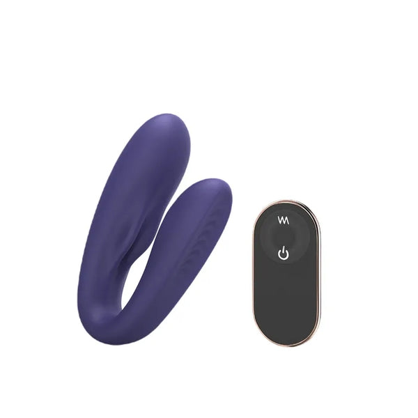 LOVE TO LOVE MATCH UP - Vibromasseur Stimulateur Clitoridien et Vaginal Midnight Indigo