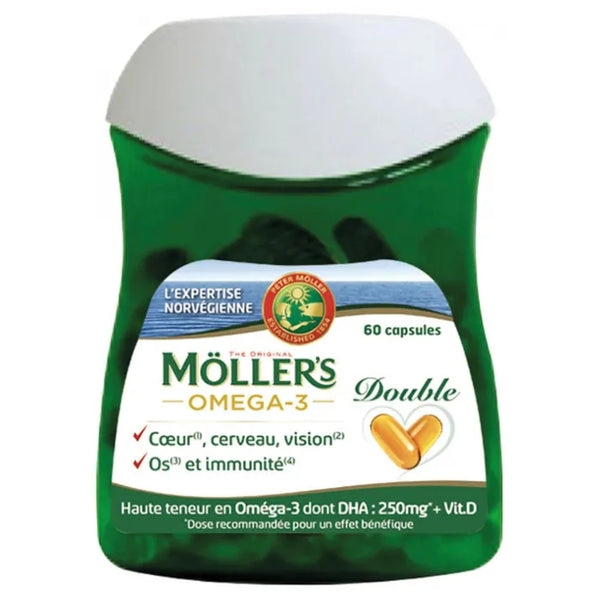 PHARM'UP MÖLLER'S - Oméga 3 Double, 60 gélules