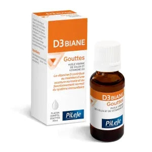 PILEJE Vitamine D, D3 Biane Gouttes, 20ml