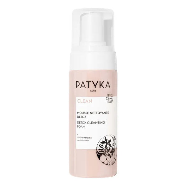 PATYKA CLEAN - Mousse Nettoyante Détox Bio - Visage - Tous Types de Peaux, 150ml