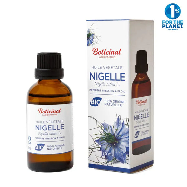 BOTICINAL LABORATOIRE Huile Végétale Bio 100% Pure et Naturelle - Nigelle, 50ml