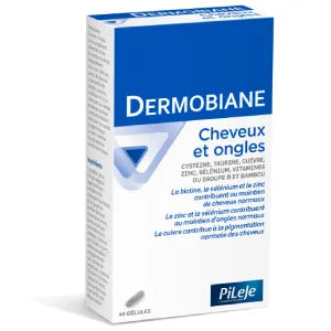 PILEJE Dermobiane – Cheveux et Ongles, 40 gélules