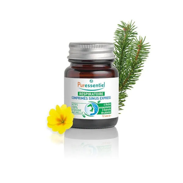 PURESSENTIEL RESPIRATOIRE - Comprimés Sinus Express, 15 comprimés