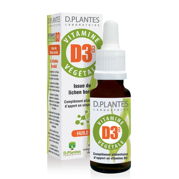 D.PLANTES Vitamine D3++ Végétale, 20ml