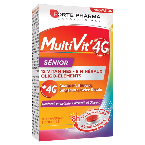 FORTE PHARMA Multivit’4G Sénior, 30 comprimés