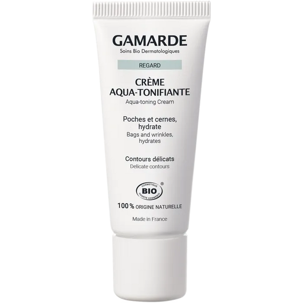 GAMARDE REGARD - CREME AQUA-TONIFIANTE BIO POCHES ET CERNES, 20ML