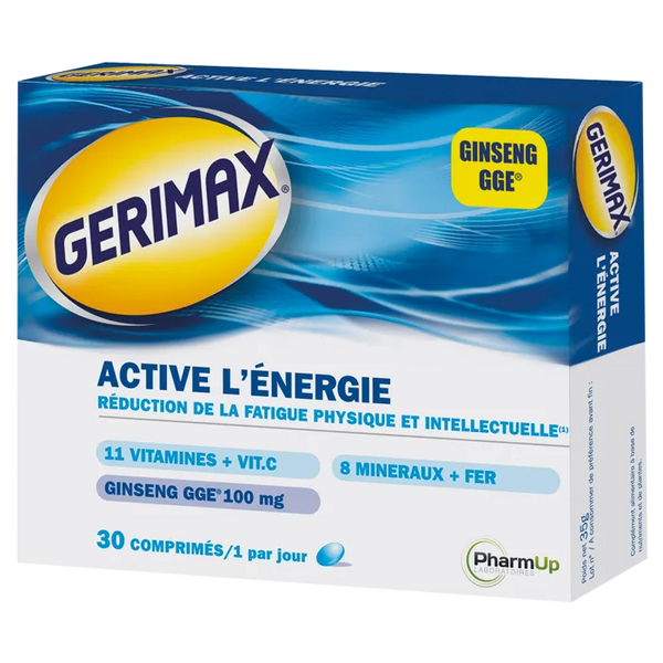 GERIMAX Fatigue Physique et Intellectuelle, 30 comprimés