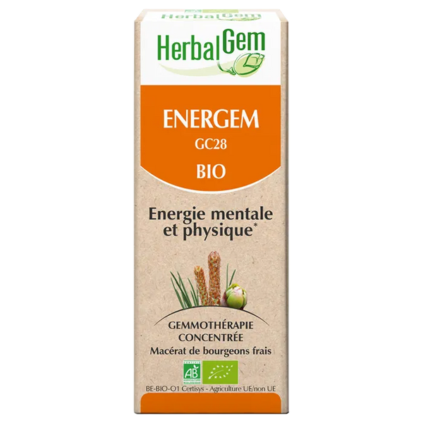 HERBALGEM ENERGEM - Macérat de Bourgeons Frais Bio, 30ml
