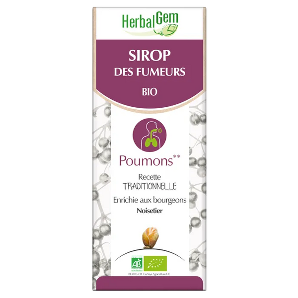 HERBALGEM Sirop des Fumeurs Bio, 150ml