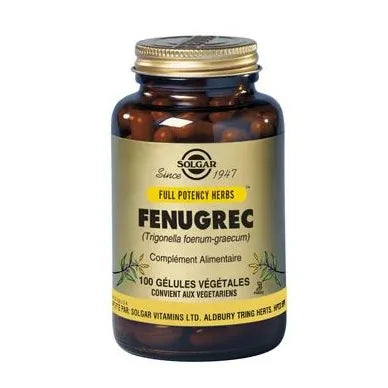 SOLGAR Fenugrec – 100 Gélules Végétales