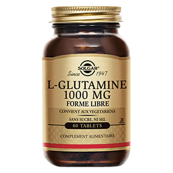 SOLGAR L-Glutamine 1000mg, 60 gélules