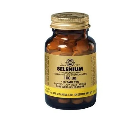 SOLGAR Sélénium 100 µg, 100 comprimés