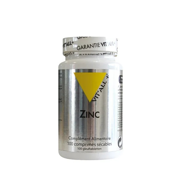 VITALL+ Zinc 15mg - 100 comprimés sécables
