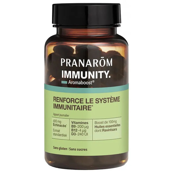 PRANAROM Aromaboost Immunity - Système Immunitaire, 60 capsules