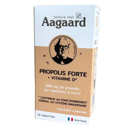 AAGAARD PROPOLIS PROPOLIS FORTE - Vitamine D, 28 Tablettes