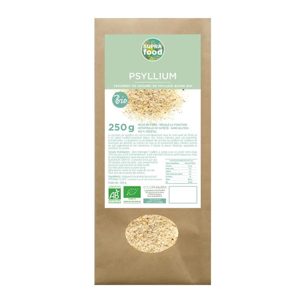 EXOPHARM Psyllium - tégument de graines de psyllium blond, 250g
