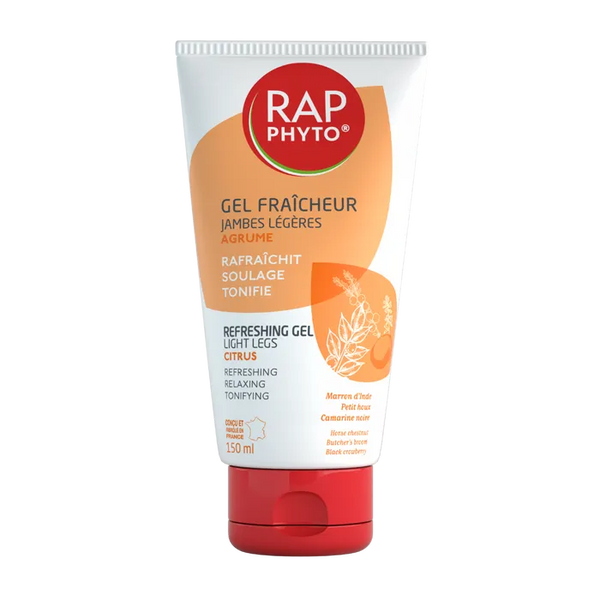 RAP PHYTO Gel Fraîcheur Jambes Légères Parfum Agrume, 150ml
