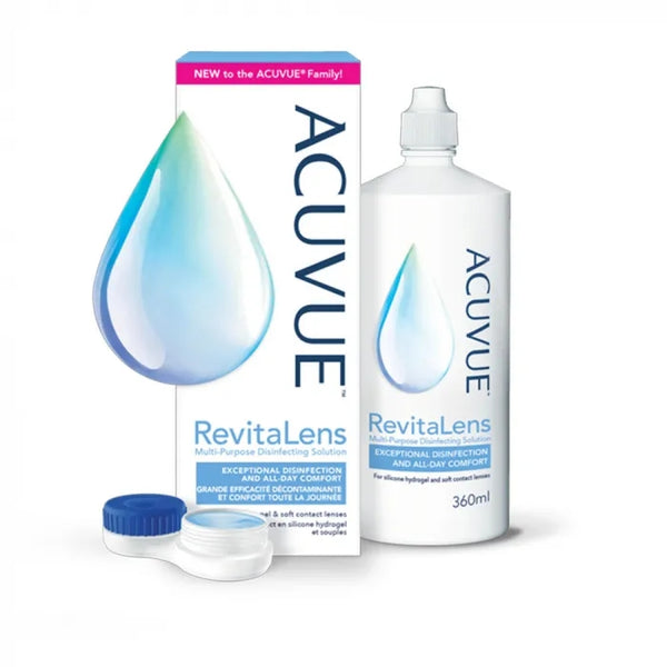 ACUVUE Revitalens - Solution Décontaminante Lentilles, 360ml
