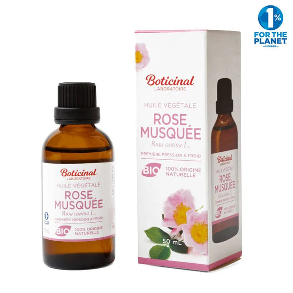 BOTICINAL LABORATOIRE Huile Végétale Bio 100% Pure et Naturelle - Rose Musquée, 50ml