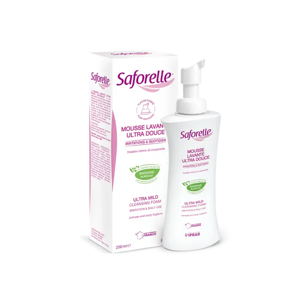 SAFORELLE Mousse Lavante Ultra Douce - Irritations & Quotidien, 250ml