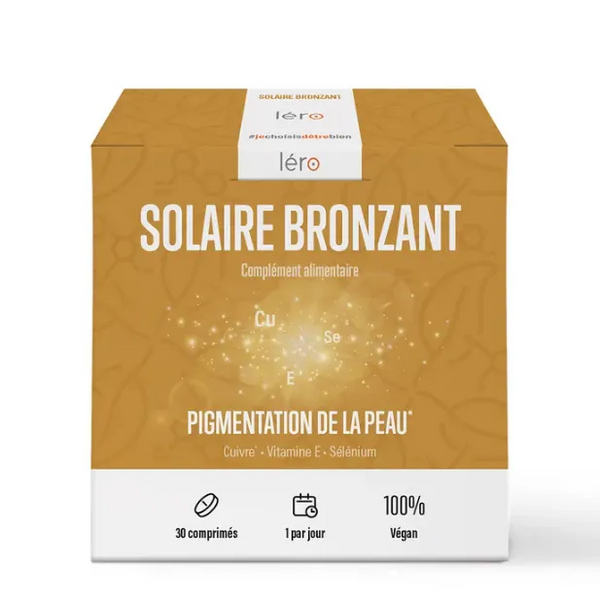 LÉRO Solaire Bronzant Pigmentation de la Peau, 30 Comprimés