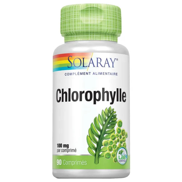 SOLARAY Chlorophylle 100mg, 90 comprimés