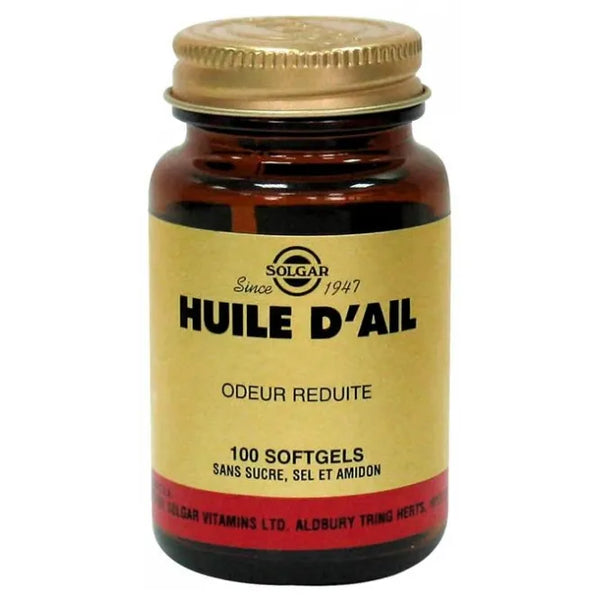 SOLGAR Huile d'Ail, 100 gélules