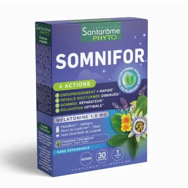 SANTAROME SOMNIFOR - 4 Actions, 30 comprimés