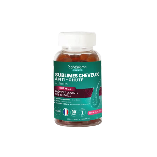 SANTAROME BEAUTE - SUBLIMES CHEVEUX - Anti-chute, 30 gummies