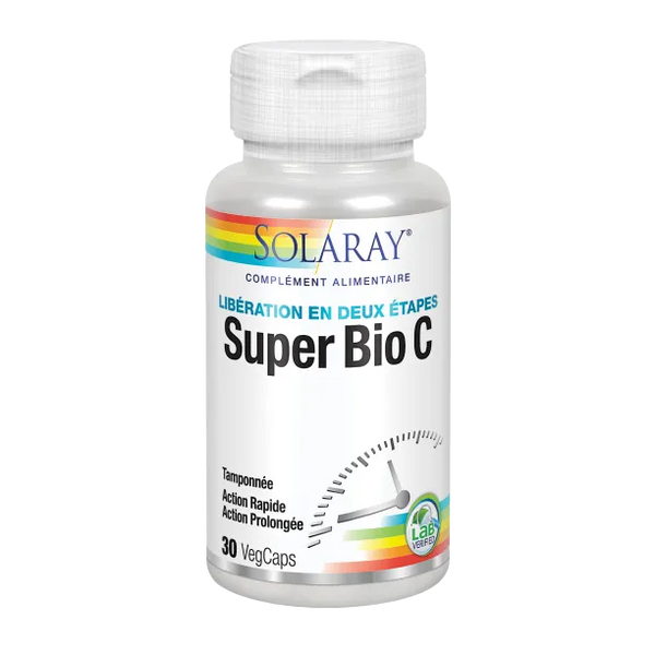 SOLARAY Super Bio C, 30 capsules