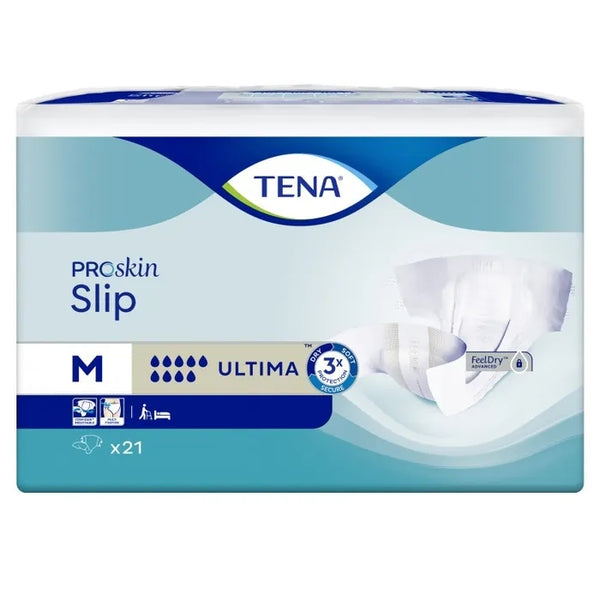 TENA PROSKIN SLIP - Changes Complets Ultima - Taille M, 21 Unités