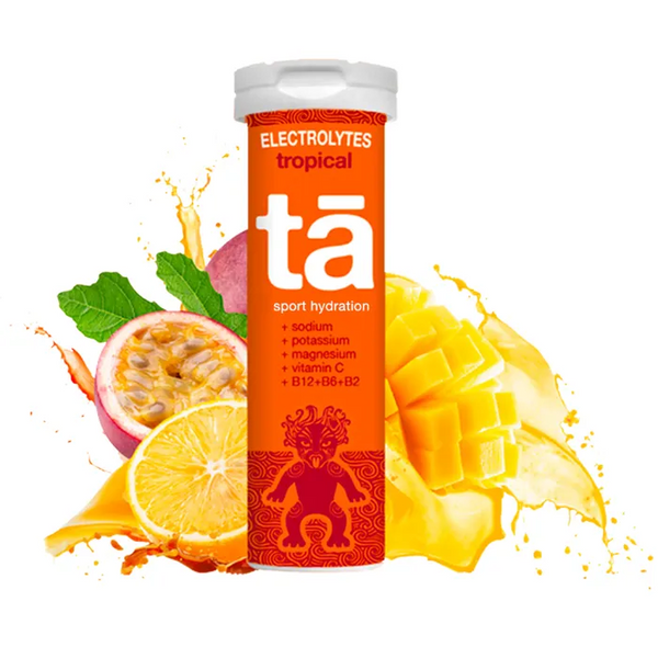 TĀ Pastilles Electrolytes Lemon - Hydratation, 12 pastilles