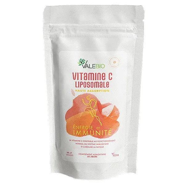 VALEBIO Vitamine C Liposomale Énergie et Immunité, 30 gélules