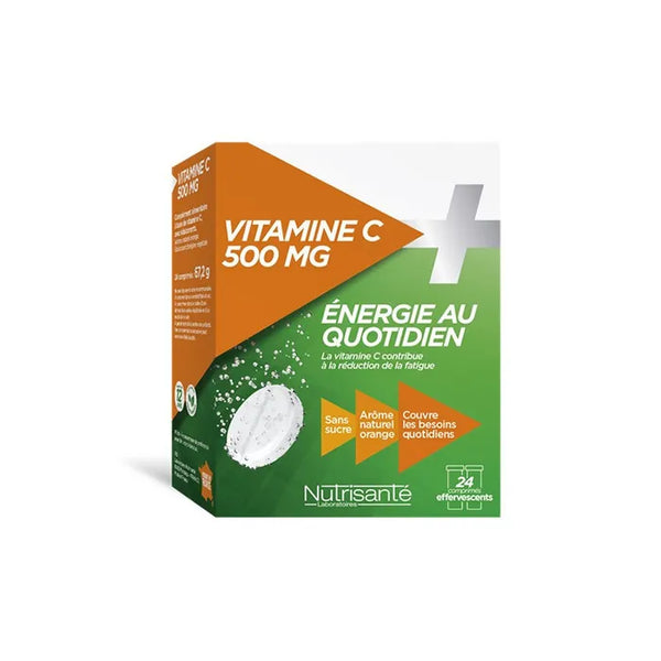 NUTRISANTE Vitamine c 500mg effervescente, 24 comprimés