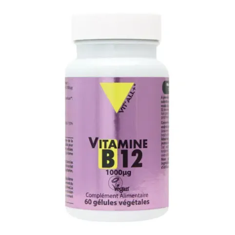 VITALL+ Vitamine B12 Vegan, 60 Gélules