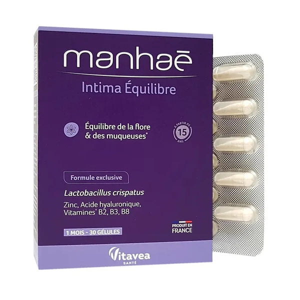 NUTRISANTE MANHAE Équilibre Intime, 30 gélules